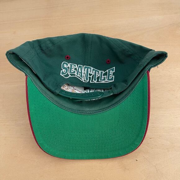 Seattle Supersonics G-Cap The Wave Vintage 90s snapback hat RARE cap - Picture 7 of 9